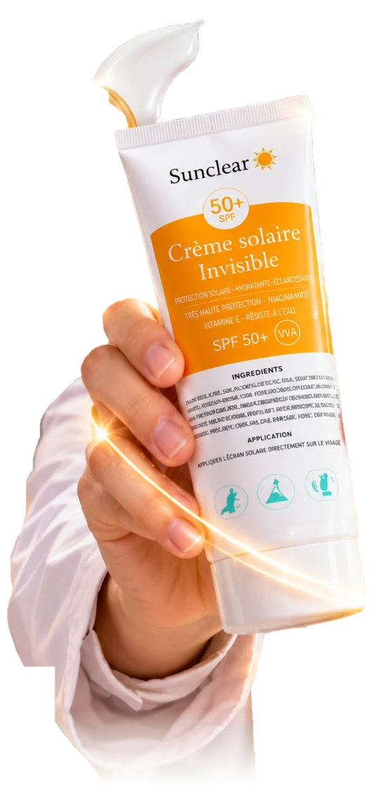 Sunclear Crème solaire Invisible SPF 50+